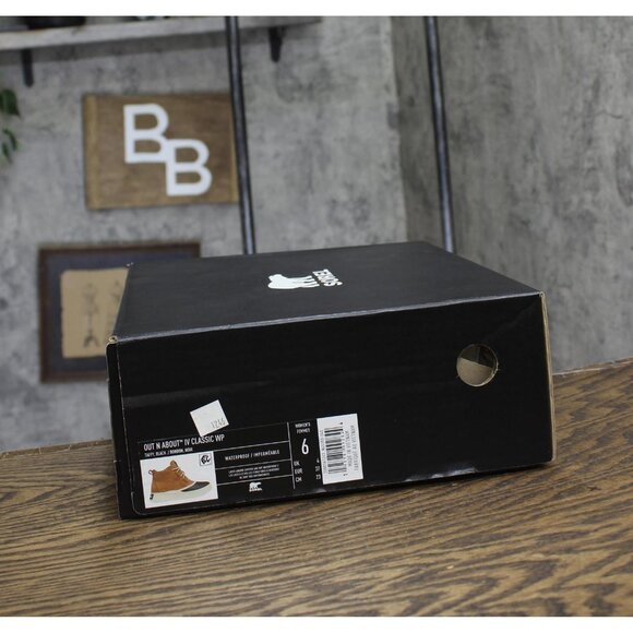 NWT SOREL Womens Out N About lV Classic Waterproof Boots Taffy Brown / Black 6M - Picture 12 of 14